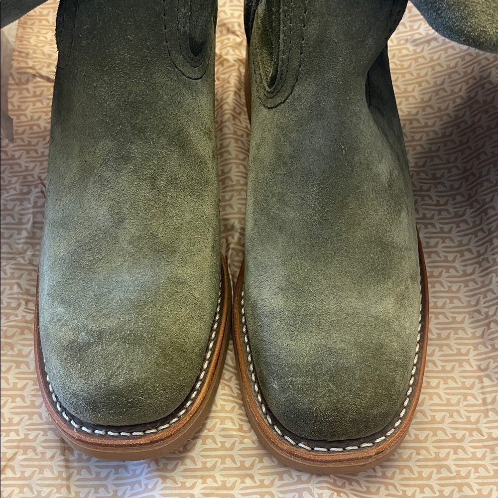 Frye Campus 12R Olive 8.5M - Picture 6 of 12